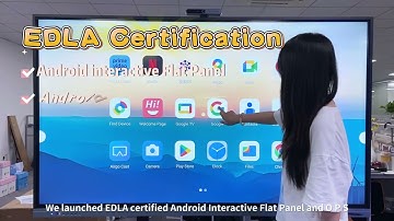 OKV interactive flat panel EDLA Certified！