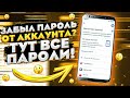 Забыл пароль от аккаунта? Не проблема!