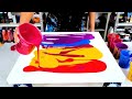 Gorgeous Sunset Color Gradient! - Ombré Sunset - Abstract Painting - Acrylic Pouring