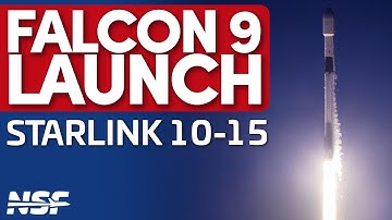 SpaceX Launches Starlink 10-15 Mission
