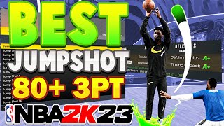 NBA 2K23 BEST JUMPSHOT IN NBA 2K23 BUILDS BETWEEN 6'5" & 6'9" 80+ 3PT