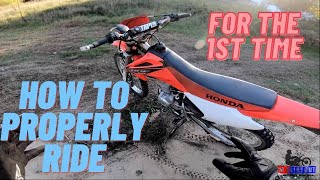 How To Properly Ride A Dirt Bike With Clutch For The First Time