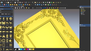 How to make 3D photo frame in Artcam & Carveco maker .#cnc #woodcarving #carving #artcam #trending