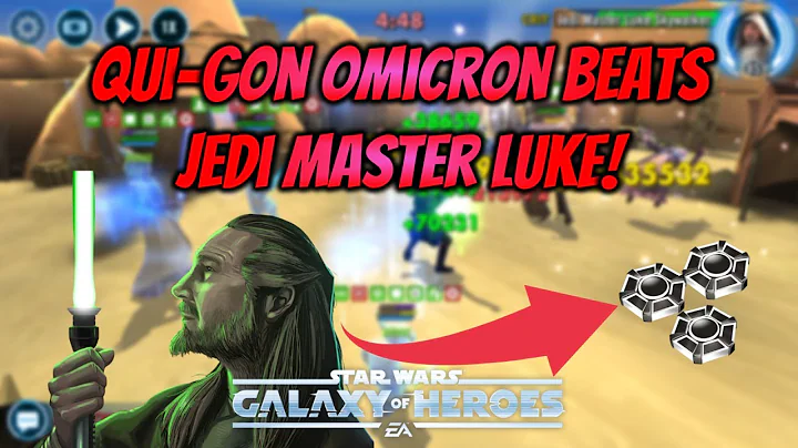Qui-Gon Omicron beats JML in 25 SECONDS! (Full Jedi GL)