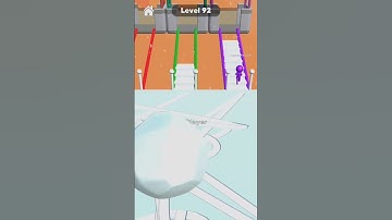 Snow Race Game Level 92 Part 1 | Snow Race Game #shorts #snowrace #race