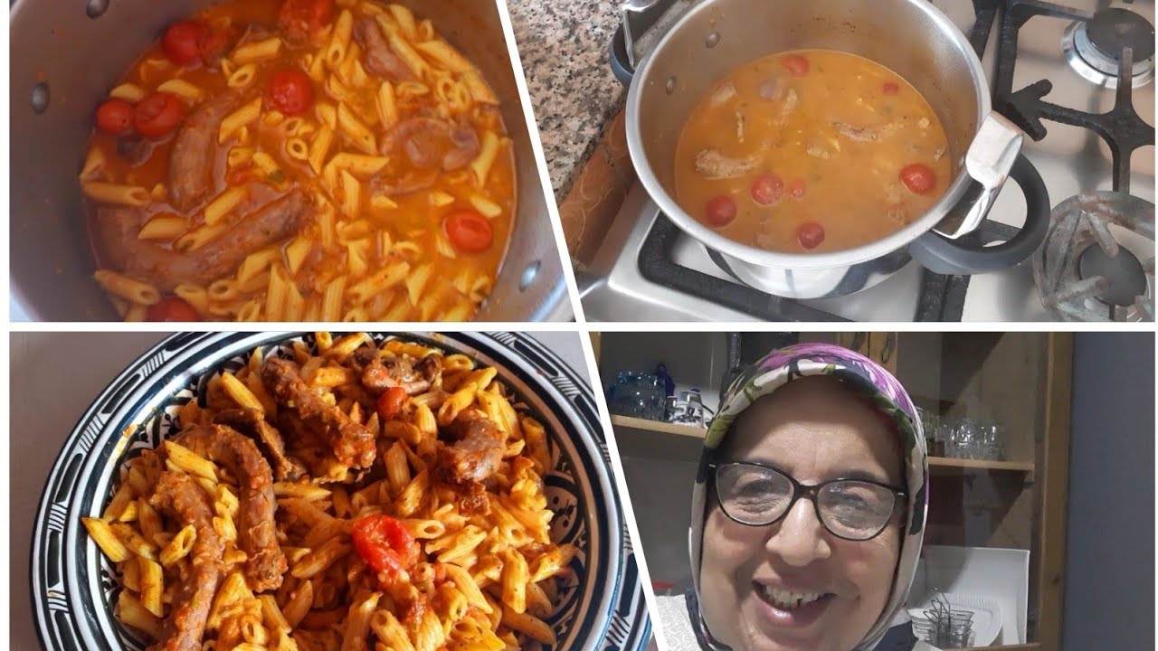 جيت نشارك معاكوم عشاء تقليدي مقرونية بطريقة رائعة وناجحة بلا مواد حافضة روعة جربوها 🇲🇦💯