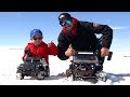 RC ADVENTURES - NEW Driver MOE Trails w/ Dad in SNOW! #ProudParenting - Traction & Traxxas