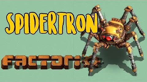 FACTORIO - Spidertron (and remote controller)