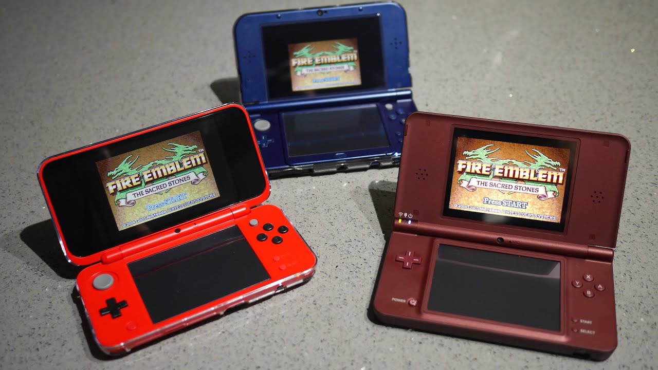 GBA game on DSi, 3DS & 2DS XLs in 4K - YouTube