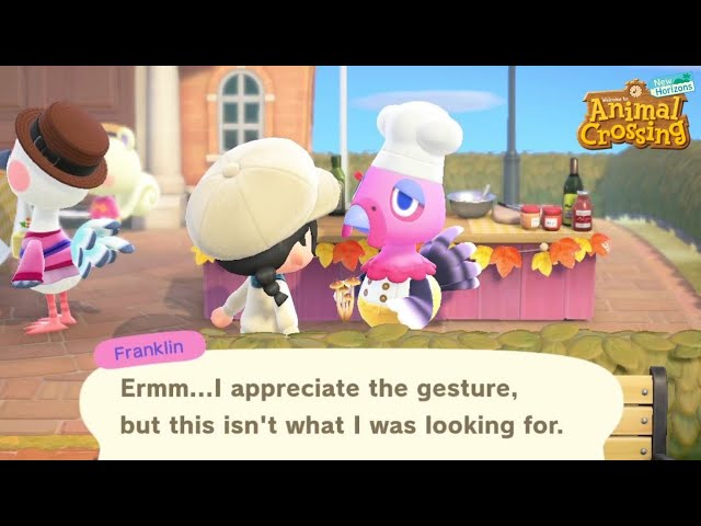 When Franklin Thinks You're Hopeless | Animal Crossing Turkey Day 2022 |  ACNH Thanksgiving Event - YouTube
