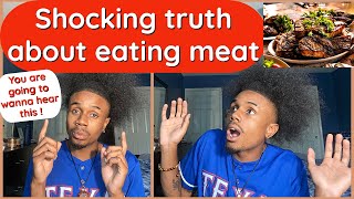 THE SHOCKING TRUTH ABOUT EATING MEAT ‼️ … chosen ones you’re going to wanna hear this