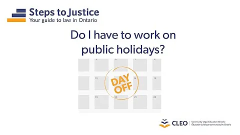 Do I have to work on public holidays? - DayDayNews