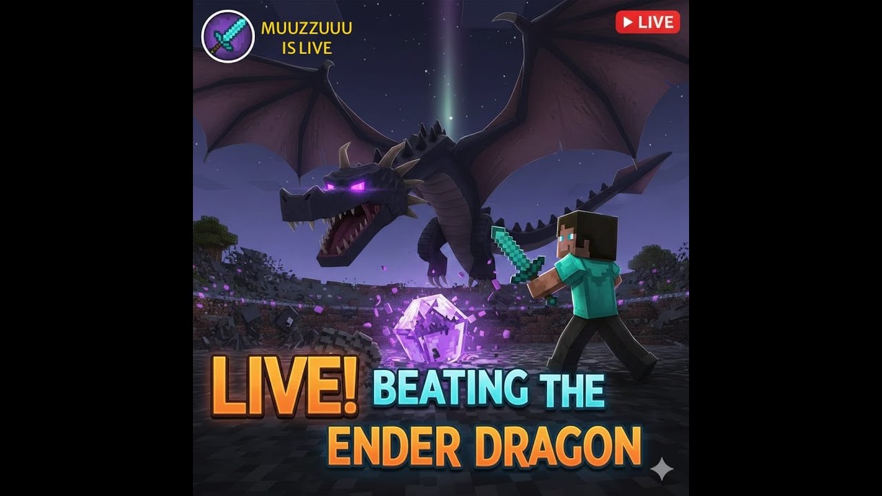 Minecraft Solo Survival | Beating Ender Dragon 