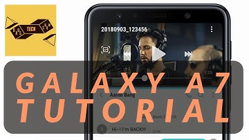 HOW TO ENABLE GESTURE NAVIGATION in the New Samsung Experience (Galaxy A7 2018)