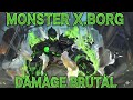 X.BORG Damage Brutal! Auto Win pake build ini? 🤯🔥