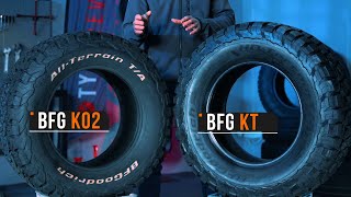 Tyre Review-BFG all terrain T/A KO2 vs KT by Tyre Review 8,689 views 4 months ago 6 minutes, 40 seconds