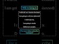 will vs going to. #viral #viralvideo #trending #trendingshorts #shortvideos