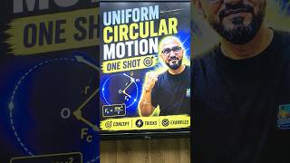 Uniform Circular Motion One Shot 🔥 Complete Concept + Tricks #shorts