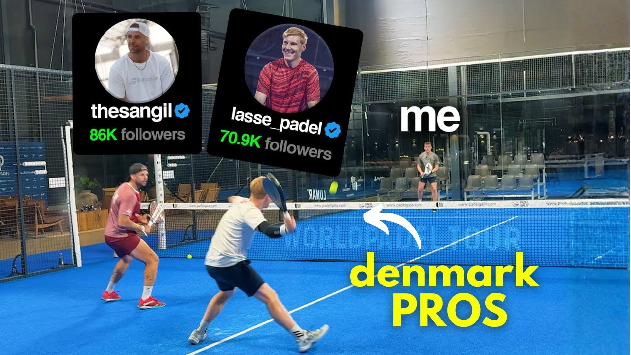 I Played VS TheSangill + Lasse Padel! (Pro Denmark Players)