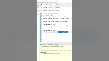 How to input double in Java #shortsvideo #youtubeshorts #java #coding #software