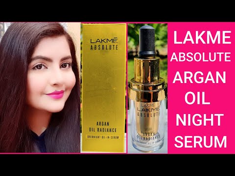 Lakme Absolute Argan Oil Radiance Overnight Oil in Serum review | facial oil for radiant skin | RARA