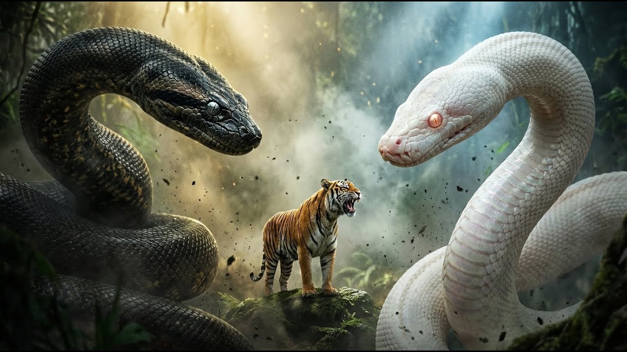 Tiger vs Giant Snake Survival Encounter | Wildlife Documentary - YouTube