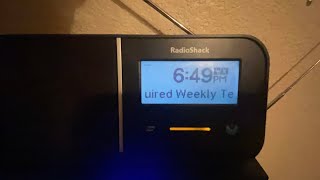 Required Weekly Test -6 PM Test