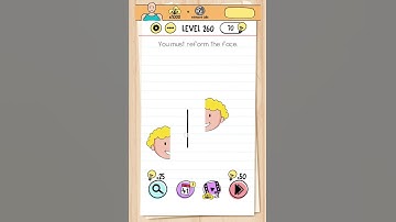 Brain test : level 260 - you must reform the face
