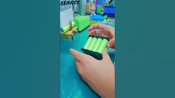 The Amazing Lithium Battery Welding Technology in Factories #factory #machine #shorts