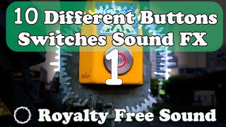 Button Toggle Switch. Free Sound effects. Звук кнопки.
