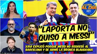 Si Messi No Está En Barcelona Es Por Laporta. Le Creemos Más A Laporta O A Xavi? La Liga Al Día