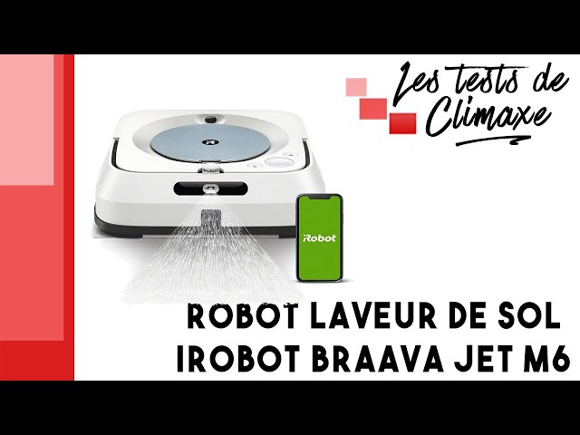 Robot Laveur de Sol Braava Jet M6 Blanc - IROBOT - BRAAVAJETM6138 