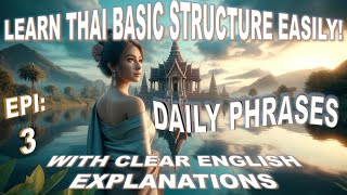 Episode 3 : Thai Sentence Structure Basics: Essential Guide with Clear English Explanations
