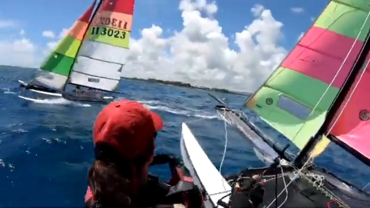 A taste of the cat sailing in Mauritius..