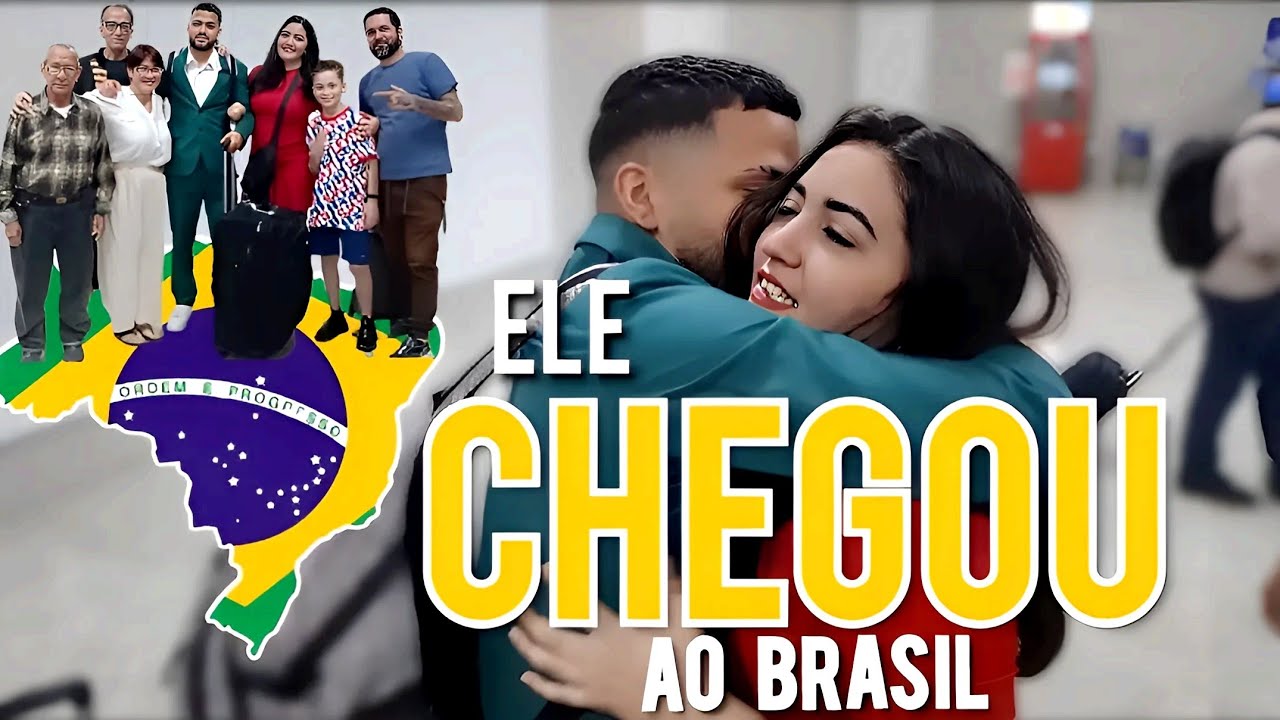 Meu IRMÃO CHEGOU ao BRASIL. Depois de 2 anos nos ABRAÇAMOS NOVAMENTE. Ele vai ficar aqui para viver?