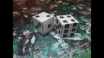 Cách làm mô hình Dice ( Xúc xắc )