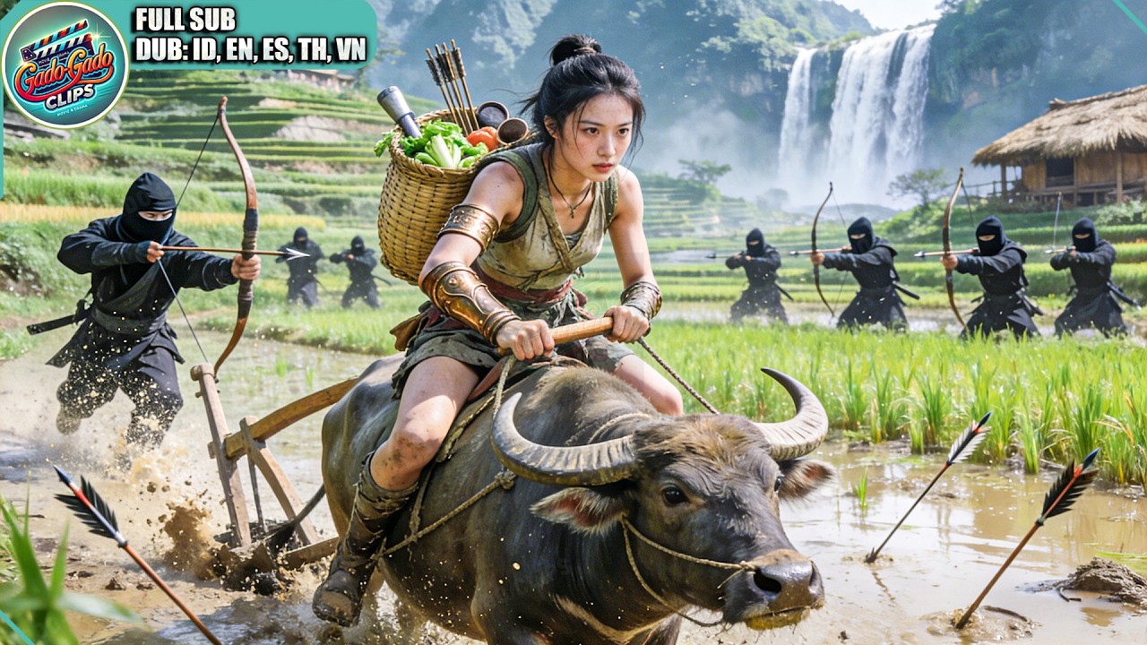 Gadis Desa Membajak Sawah Diserang Pembunuh, Ternyata Jenderal Wanita Tersembunyi Mengalahkan Semua!