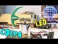 Светодиодная сфера с POV-эффектом. Паяем DIY KIT / Spherical Rotating LED Training Kit