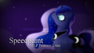 Speedpaint - Princess Luna MLP Chibi