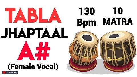 JhapTaal Tabla Loop 130 Bpm |A# Scale|Female voice |#muzzico