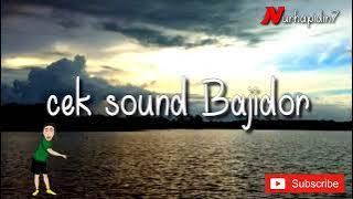 CEK SOUND RAMPAK BAJIDOR JOSS