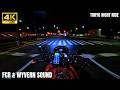 Night Cruise Tokyo Bay | Honda CB1300 V-PER FCR41 &amp; Wyvern Sound [4K 60fps POV ASMR]