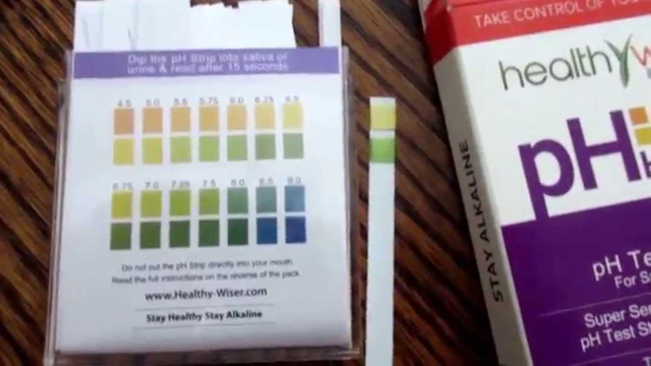 Healthywiser Ph Test Strips Chart