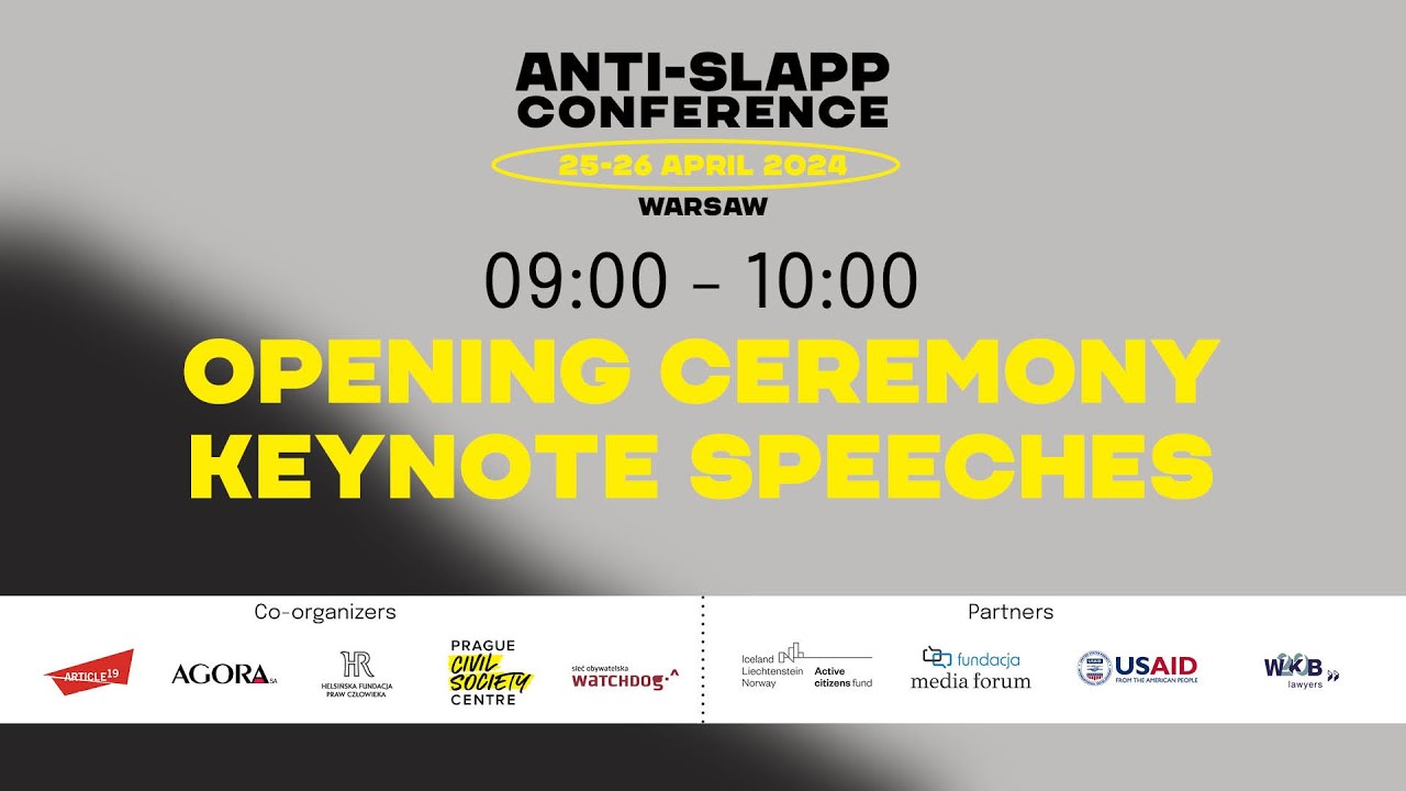 Anti SLAPP Conference