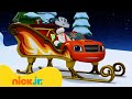 Blaze y Los Monster Machines | ¡Blaze y AJ conocen a Santa Claus! 🎅 | Nick Jr. en Español