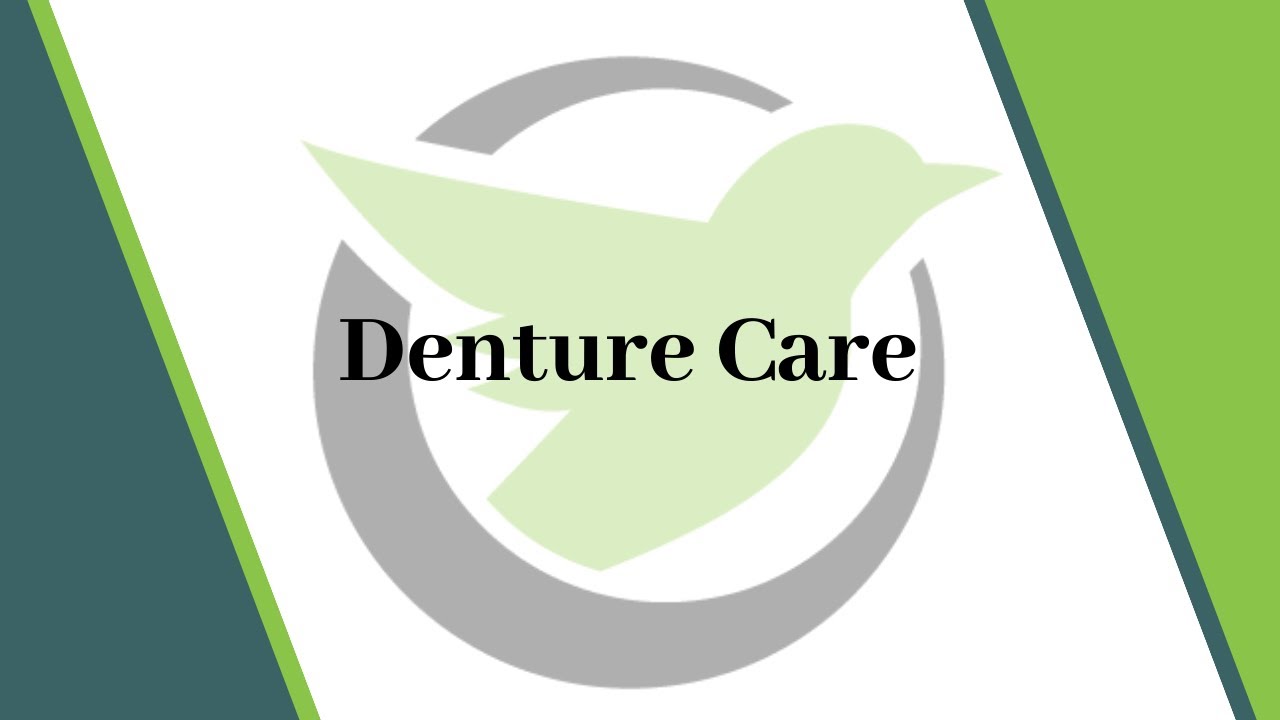 Washington Nurse Aide Skill 5 Denture Care YouTube