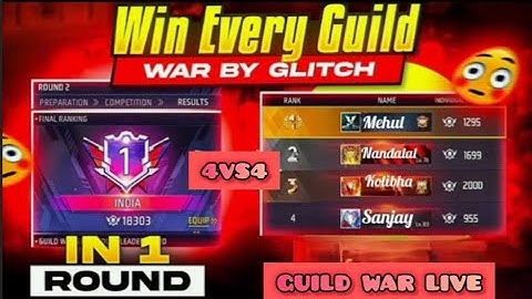 GUILD WAR EVERY MATCH HACKER PROBLEM SOLUTION💀- 100% WORKING✅ | FREE FIRE GUILD WAR HACKER PROBLEM🤬