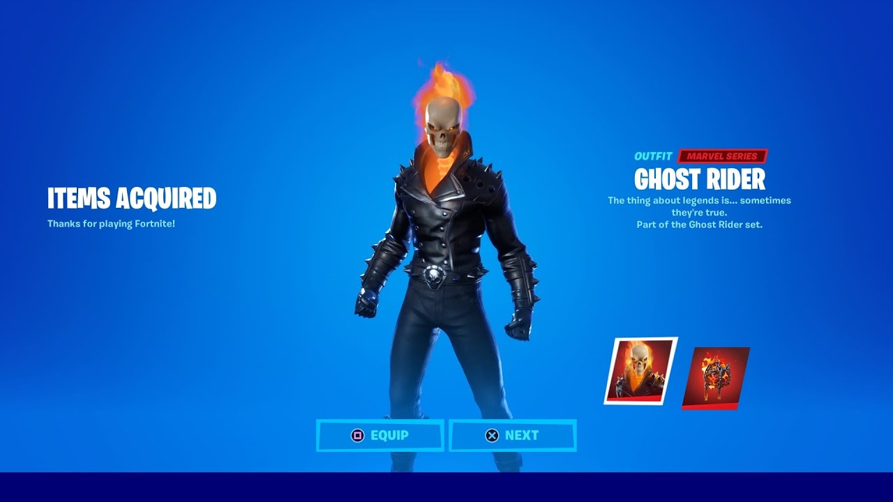 GHOST' RIDER SKIN ADDED TO THE ITEM SHOP