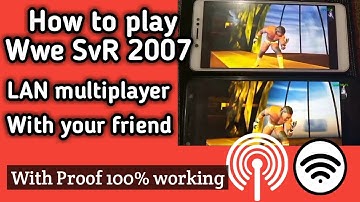 How to play multiplayer WWE 2007 with your Friend in ppsspp