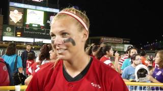 Post Game Interview with Kristyn Sandberg of USSSA Pride after 7-1 Win vs Akron